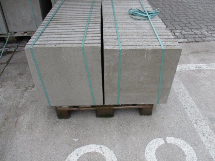 Terrassenplatten 1B ZEMENTGRAU 50/50/5 CM O. FASE 48/DBP