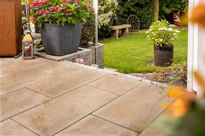 Terrassenplatten CERAMIA PIERRA SANDSTEIN 80/40/3 CM