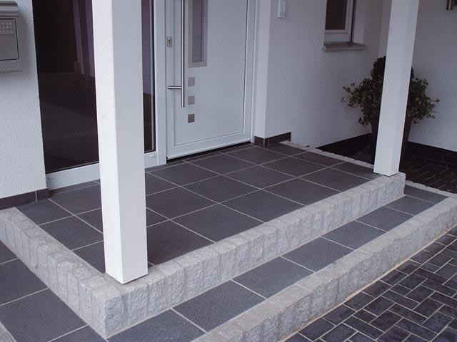 Terrassenplatten DIE BELGISCHE SCHWARZ-BASALT 40/40/4 CM