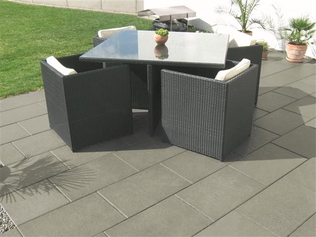 Terrassenplatten DIE BELGISCHE MITTELGRAU 60/40/4 CM